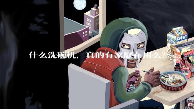 什么洗碗机，真的有家庭在用么？