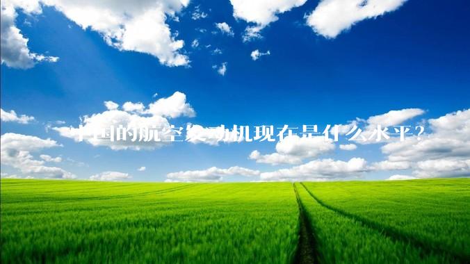 中国的航空发动机现在是什么水平？